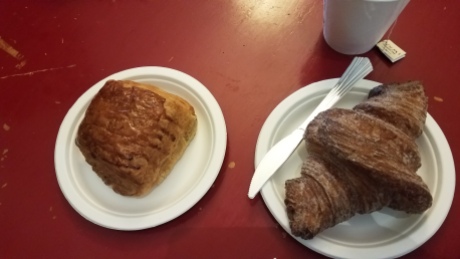 Pain au chocolat and French churro from Atelier